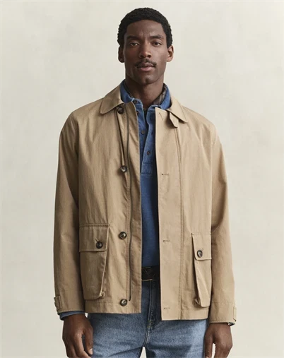 Gant - Blend Barn Jakke - Light Taupe 